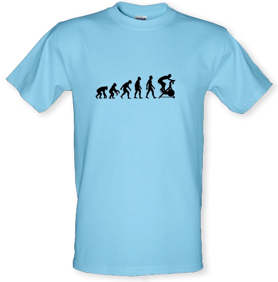 Evolution Of Man Spin t-shirts